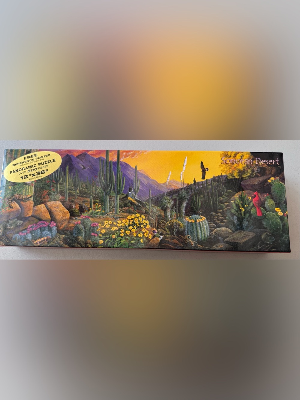 Sonoran Desert Panoramic 500-Piece Jigsaw Puzzle